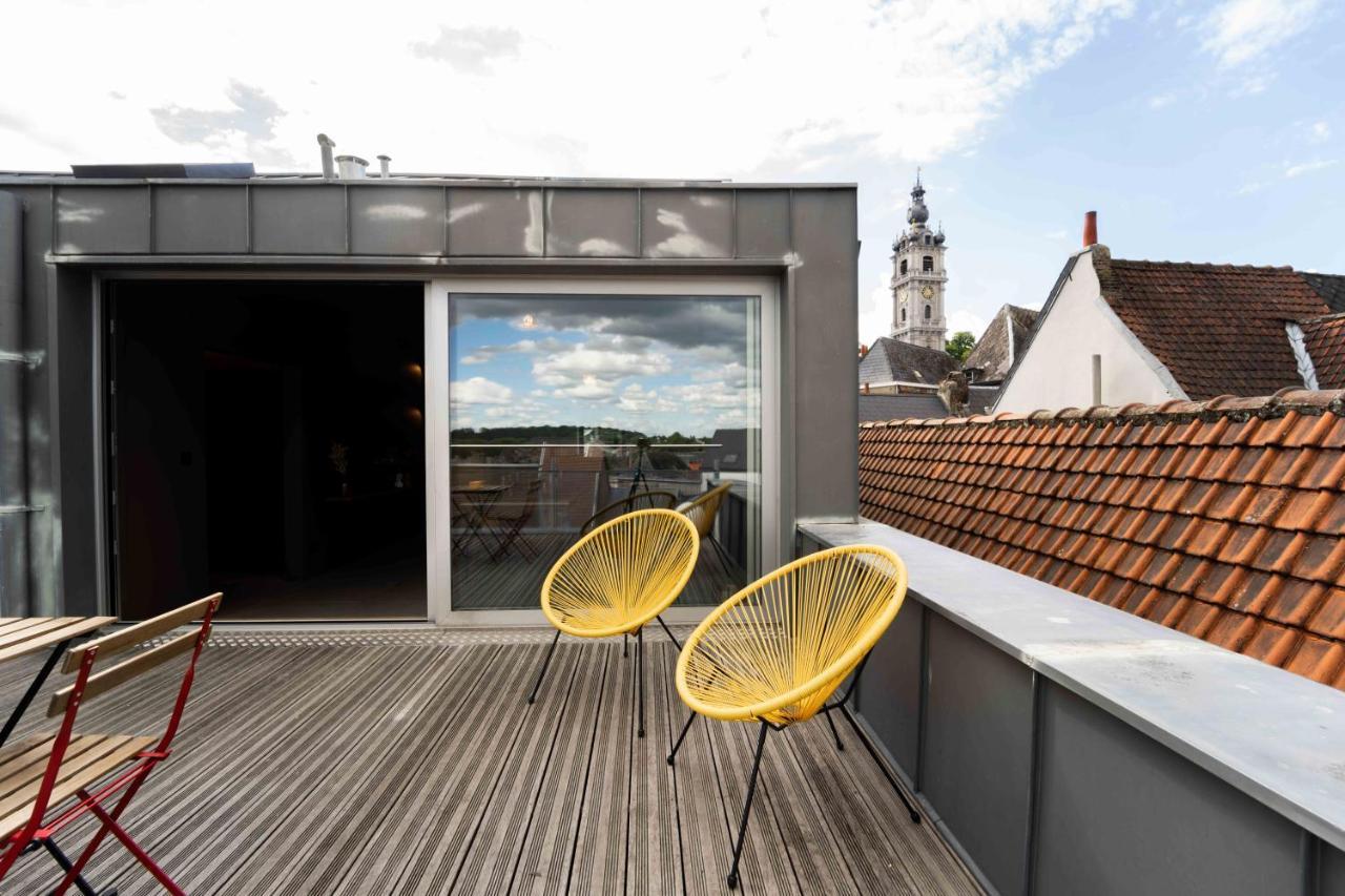 Luxury Penthouse & Terrace - Mons City Center 外观 照片