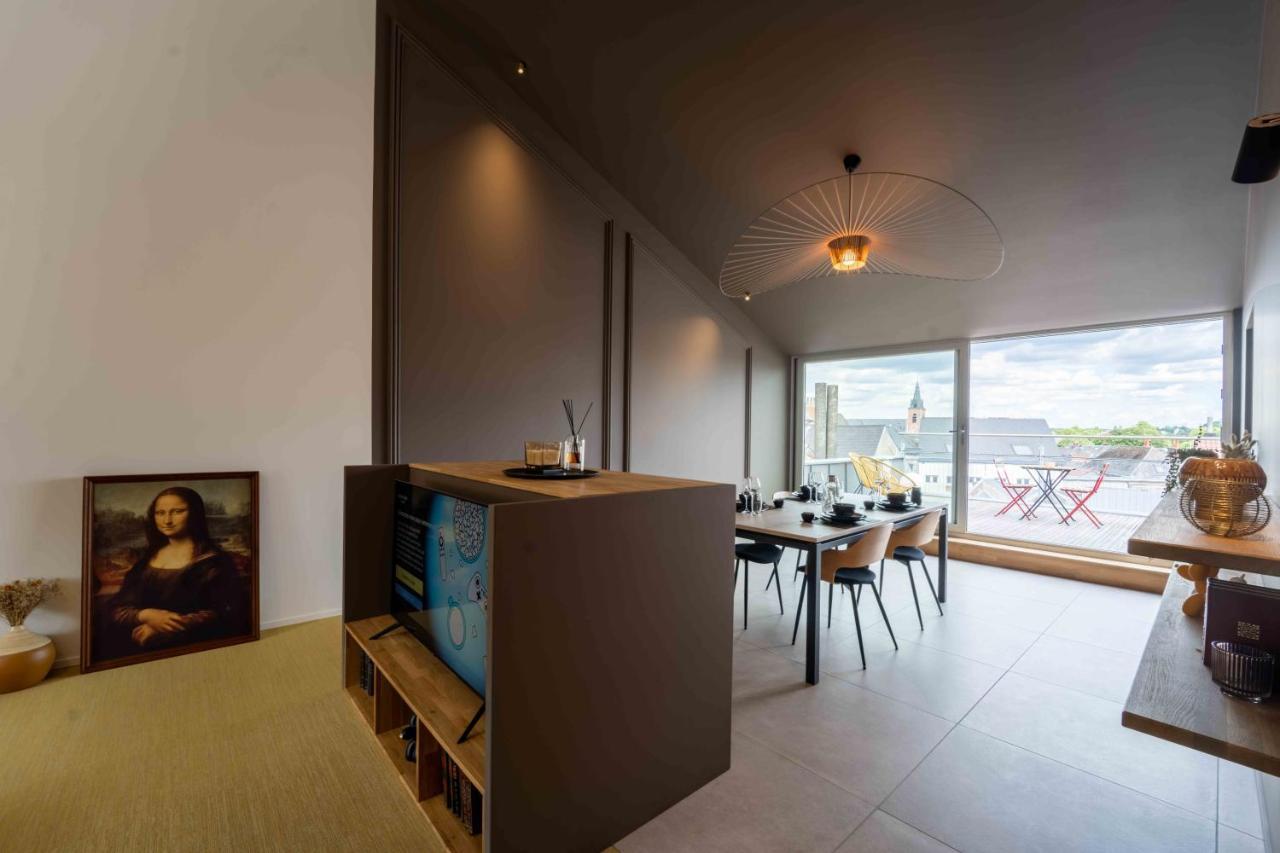 Luxury Penthouse & Terrace - Mons City Center 外观 照片